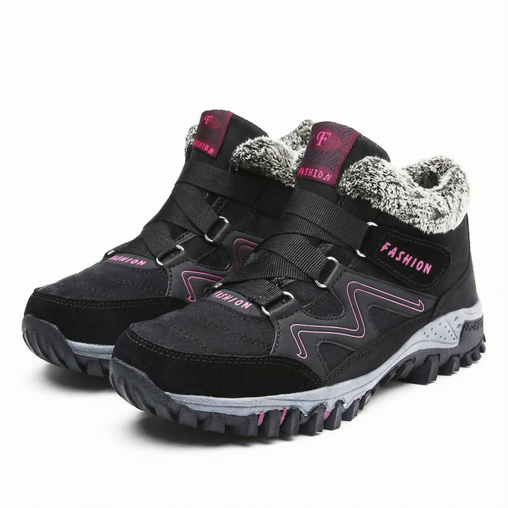 Natalie | Warm And Comfy Fur Lined Ankle Boots