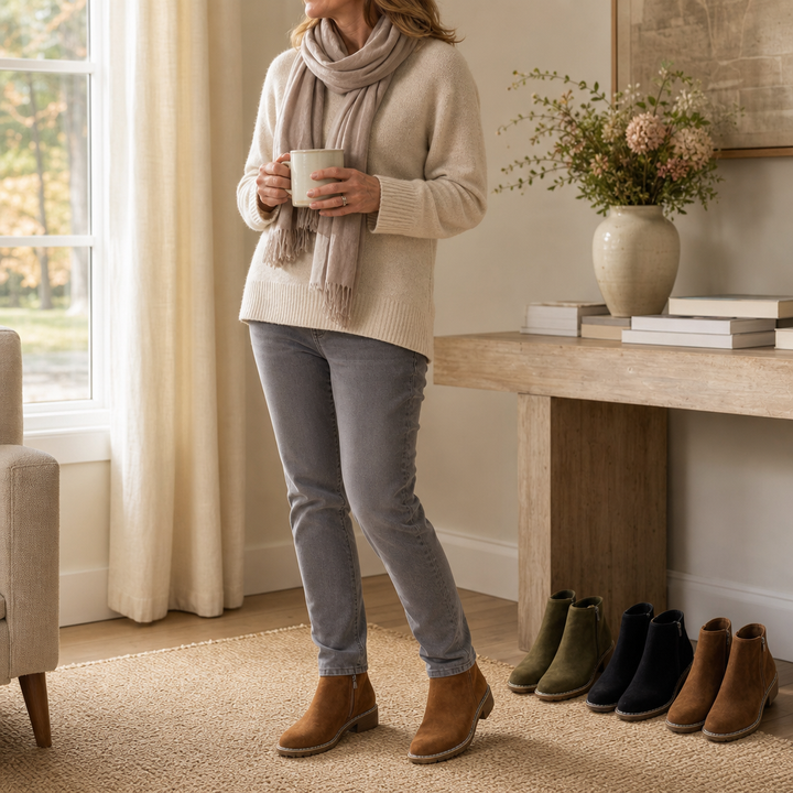Camila | Cozy And Stylish Fur Lined Ankle Boots
