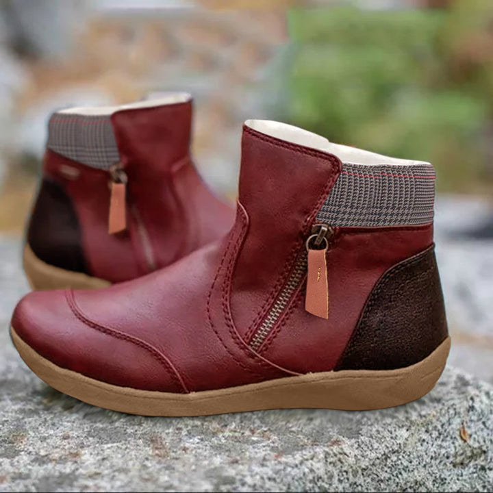 Amelia | Waterproof Orthopedic Leather Boots