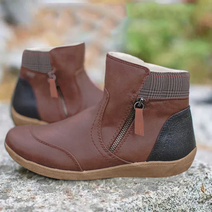 Amelia | Waterproof Orthopedic Leather Boots