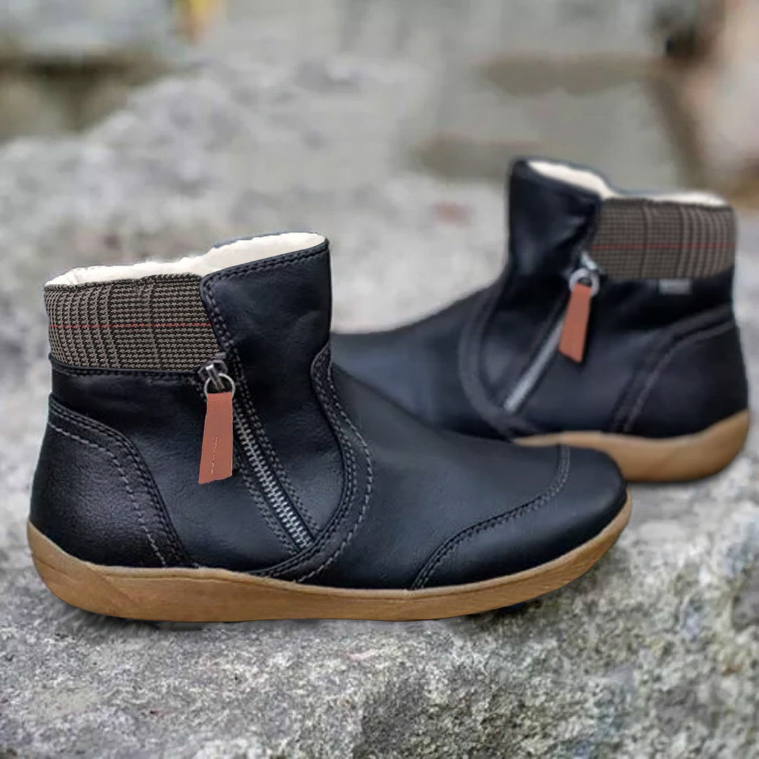 Amelia | Waterproof Orthopedic Leather Boots