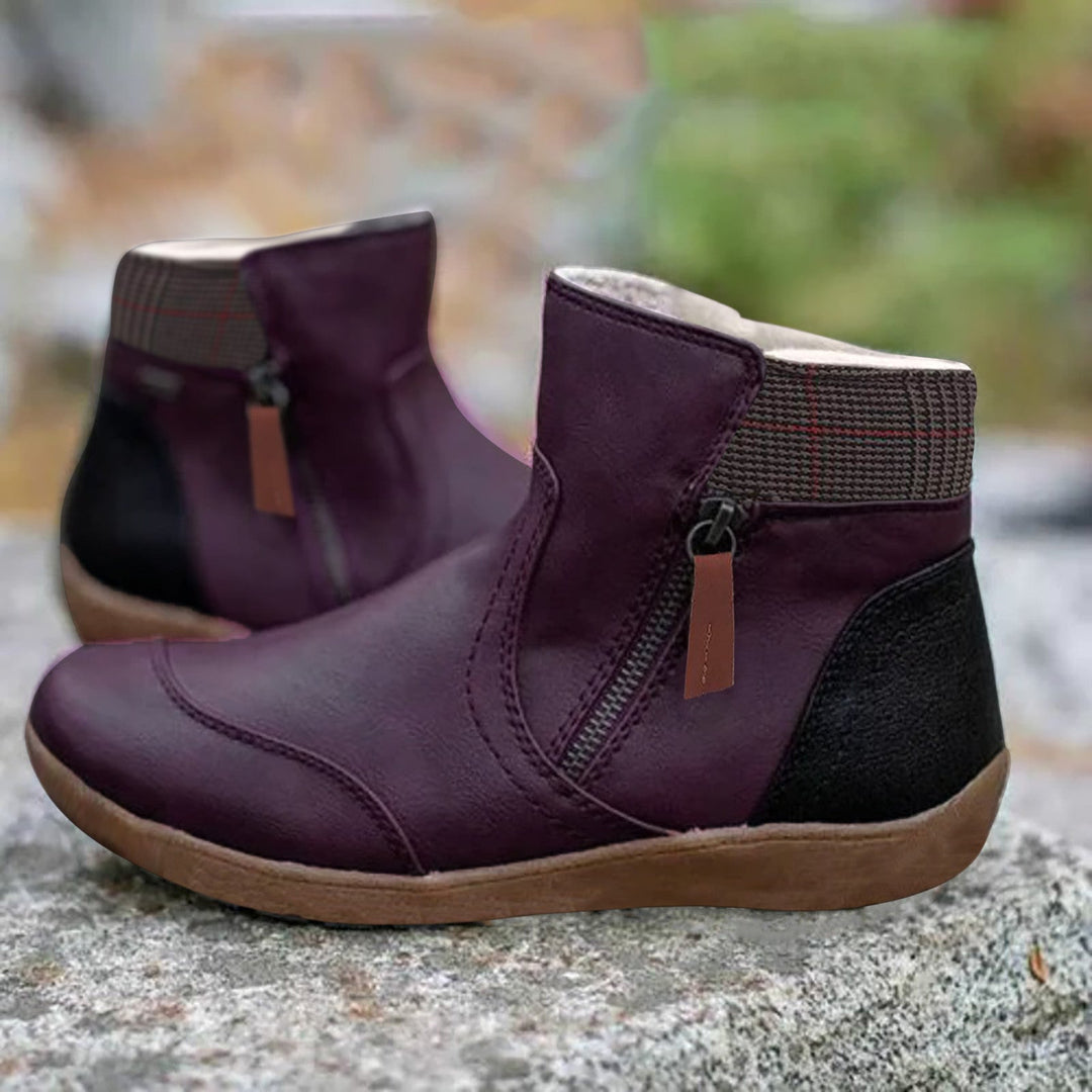 Amelia | Waterproof Orthopedic Leather Boots