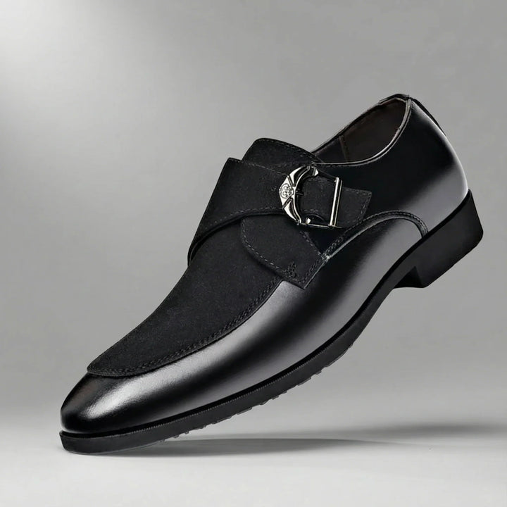 Dress Shoes For Men | Midi Monk Strap Buckle Leather