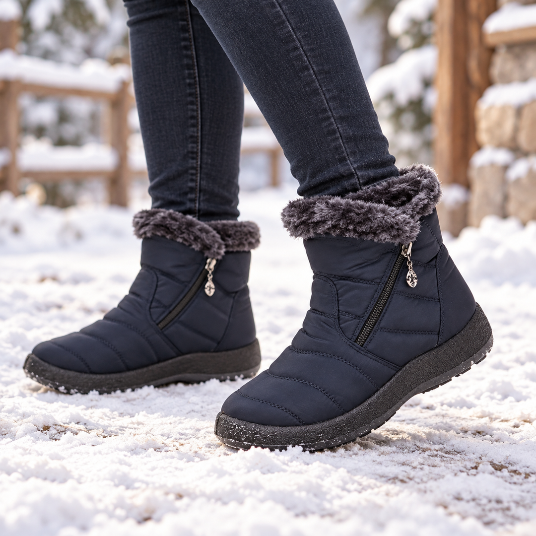 Poppy | Warm And Water-Repellent Fur Lined Ankle Boots