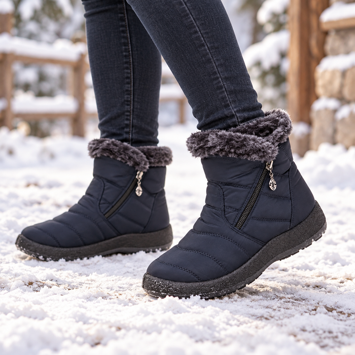 Poppy | Warm And Water-Repellent Fur Lined Ankle Boots