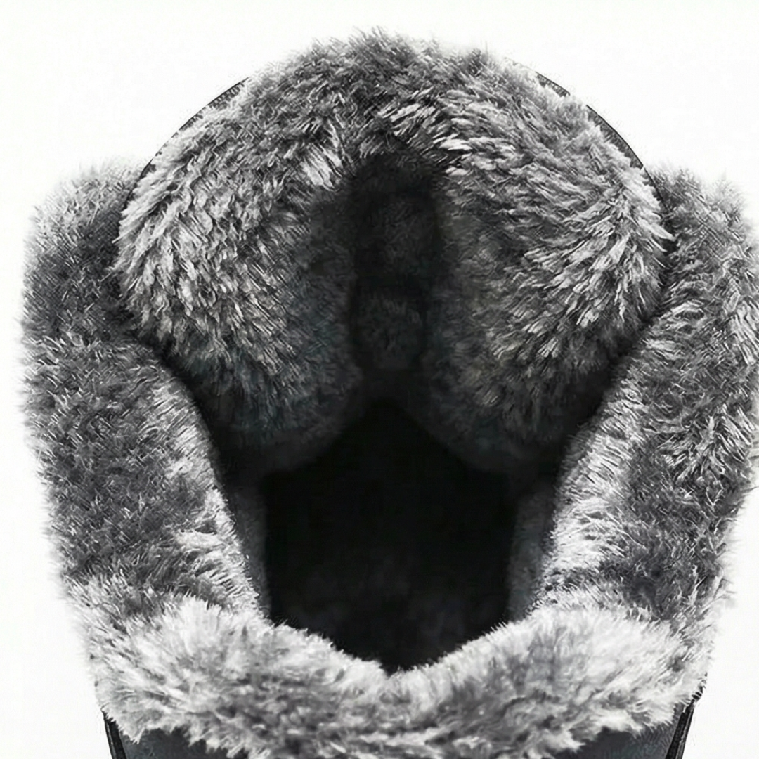 Natalie | Warm And Comfy Fur Lined Ankle Boots