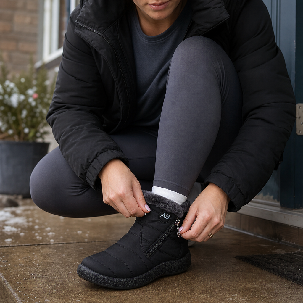 Poppy | Warm And Water-Repellent Fur Lined Ankle Boots