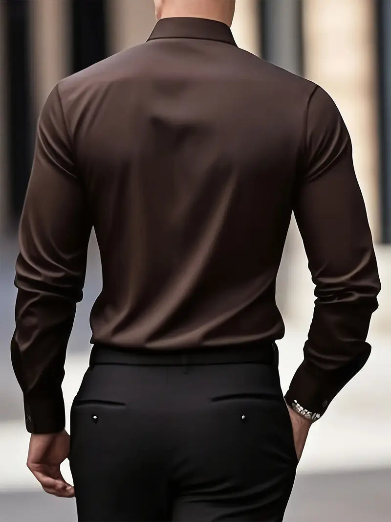 Men’s Dress Shirt | Long Sleeve Button Down