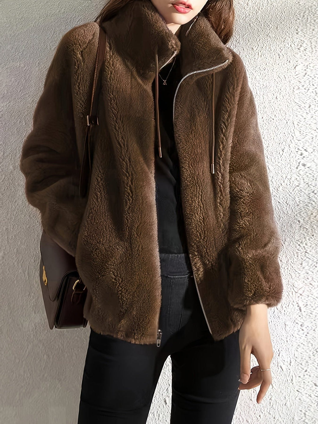 Ellen | Fleece Zip-Up Jacket for Women