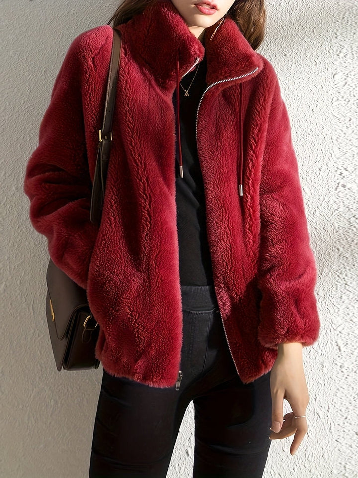 Ellen | Fleece Zip-Up Jacket for Women