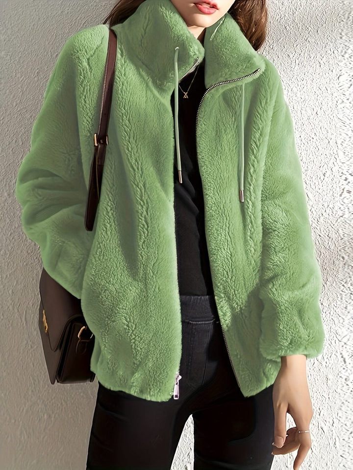 Ellen | Fleece Zip-Up Jacket for Women