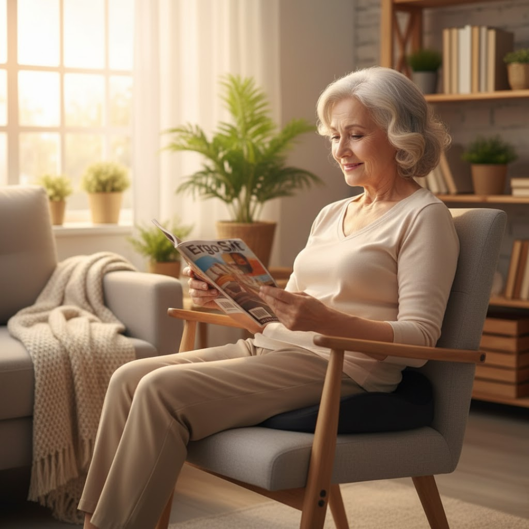 ErgoSit | Pain-relieving seat cushion for prolonged sitting