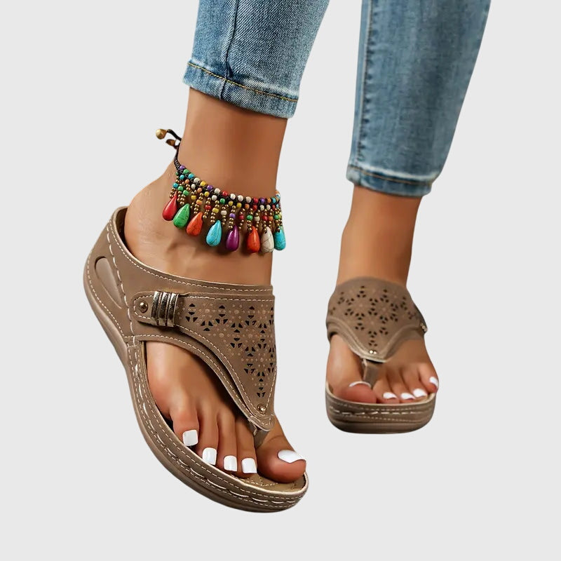 Kaylie - Orthopedic Sandals – Comfortable Support and Wedge Stability