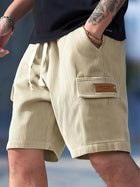 Men's Shorts with Drawstring and Regular Fit for Daily Use