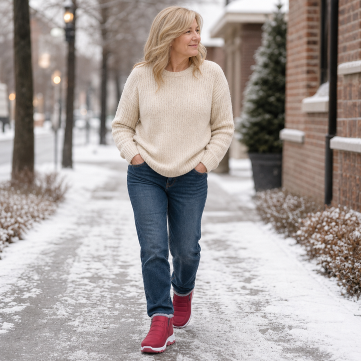Bethany | Warm And Waterproof Fur Lined Ankle Boots