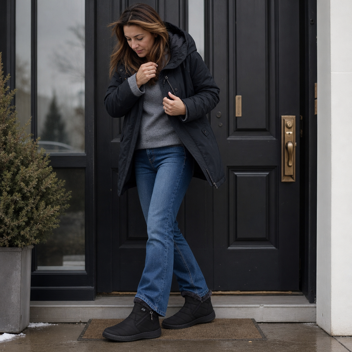 Poppy | Warm And Water-Repellent Fur Lined Ankle Boots