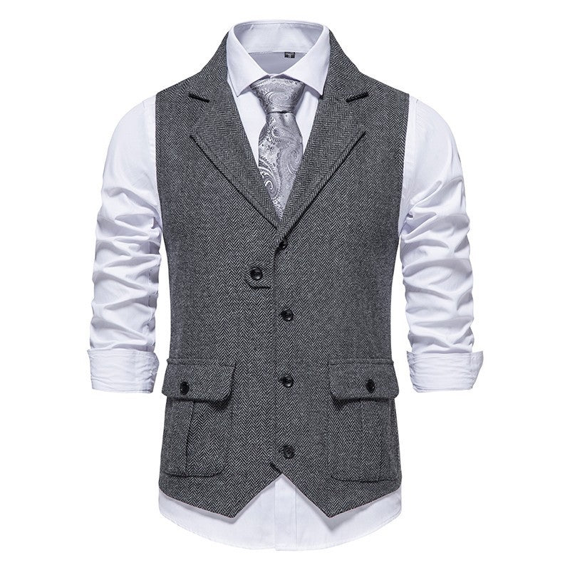 Men’s Formal Office Wedding Dress Vest