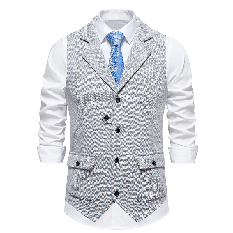 Men’s Formal Office Wedding Dress Vest