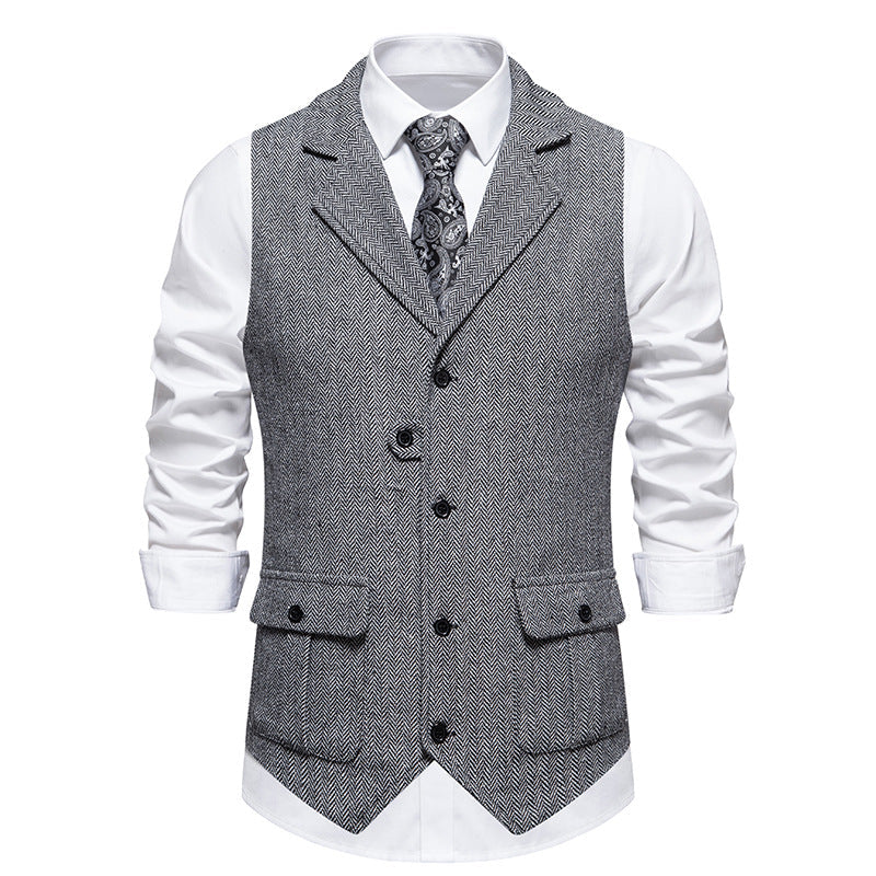 Men’s Formal Office Wedding Dress Vest