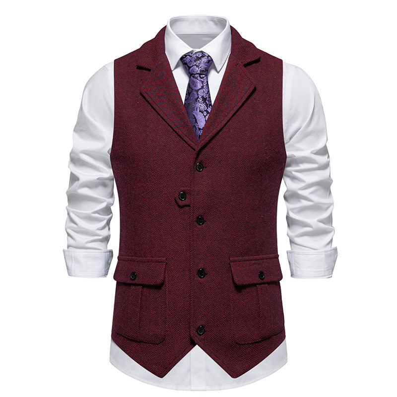 Men’s Formal Office Wedding Dress Vest