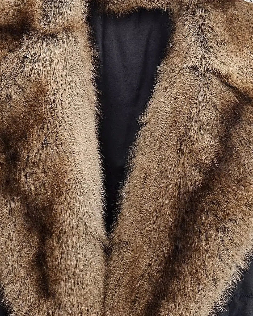 FUR COLLAR BOMBER JACKET