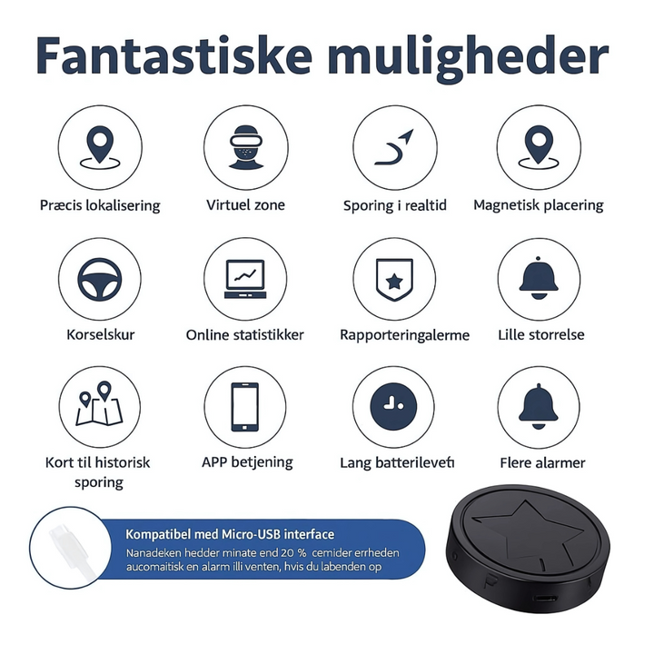 Geopod for Car | Magnetic Mini GPS Tracker for Live Monitoring