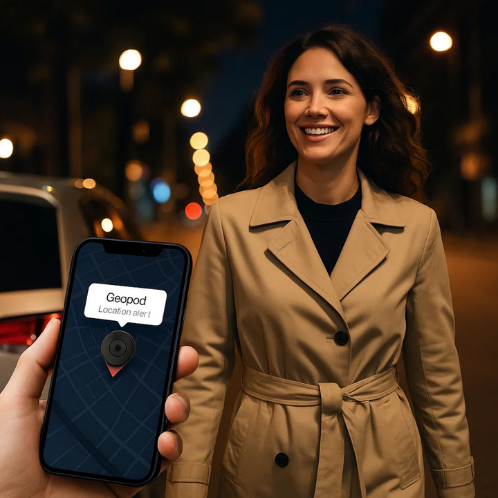Geopod for Car | Magnetic Mini GPS Tracker for Live Monitoring