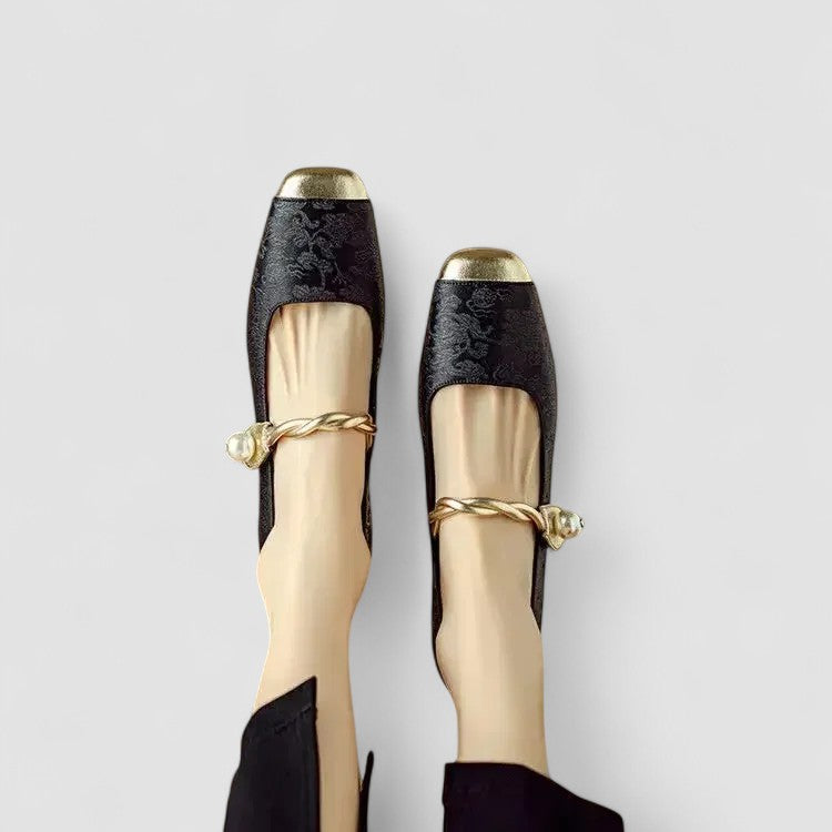 Scarlet | Chrystahh Orthopedic Mary Jane Shoe with Low Block Heel