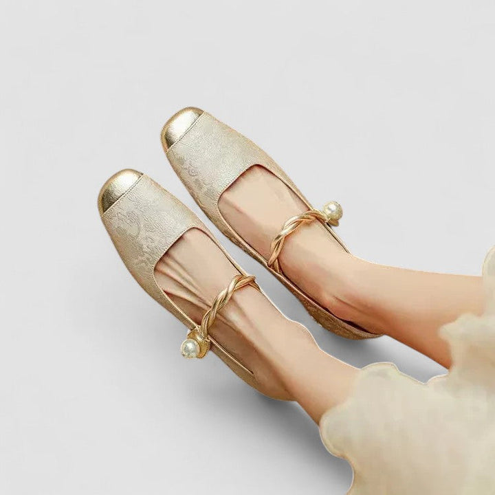 Scarlet | Chrystahh Orthopedic Mary Jane Shoe with Low Block Heel