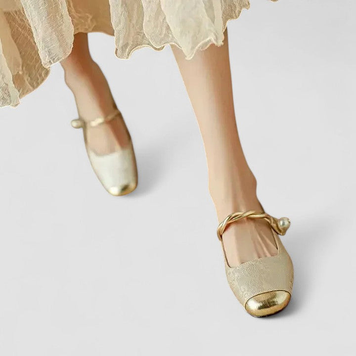 Scarlet | Chrystahh Orthopedic Mary Jane Shoe with Low Block Heel