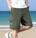 Men's Casual Sporty Shorts with Cargo Pocket and Modern Look