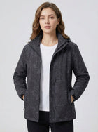 Waterproof and Windproof Hooded Jacket for Women - Olda