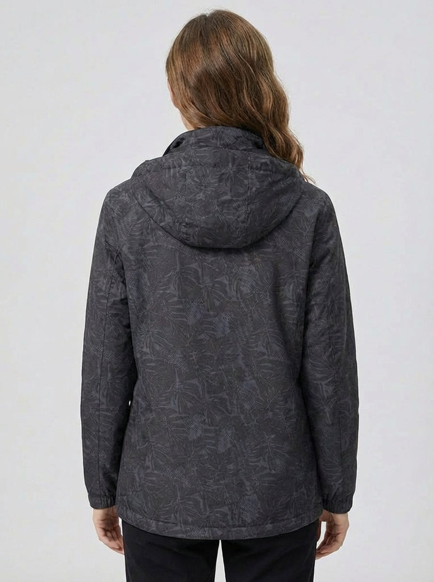 Waterproof and Windproof Hooded Jacket for Women - Olda