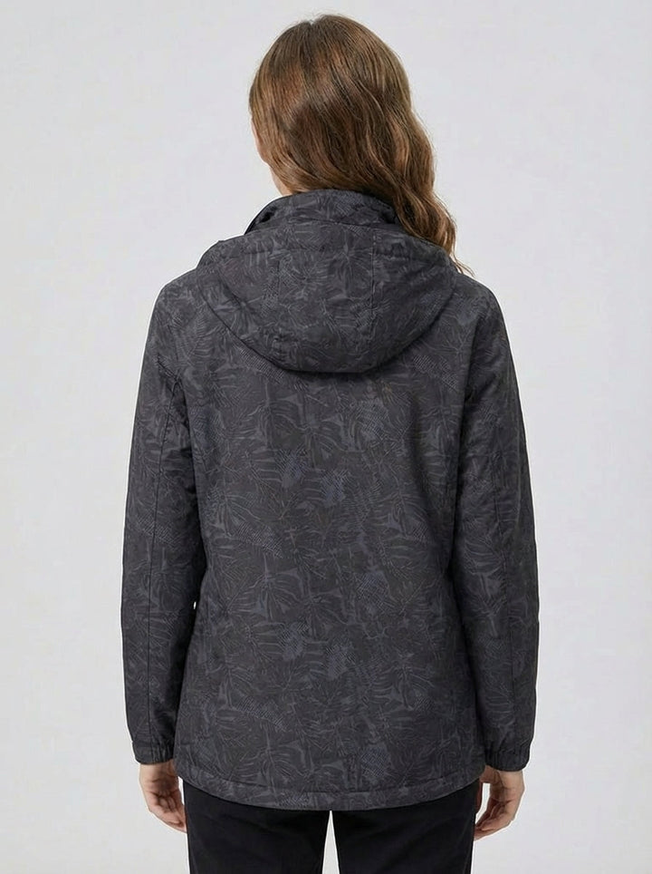 Waterproof and Windproof Hooded Jacket for Women - Olda
