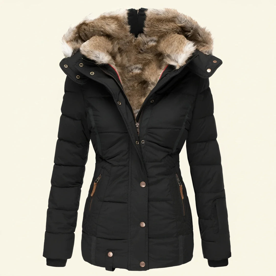 Hooded Winter Puffer Jacket for Women