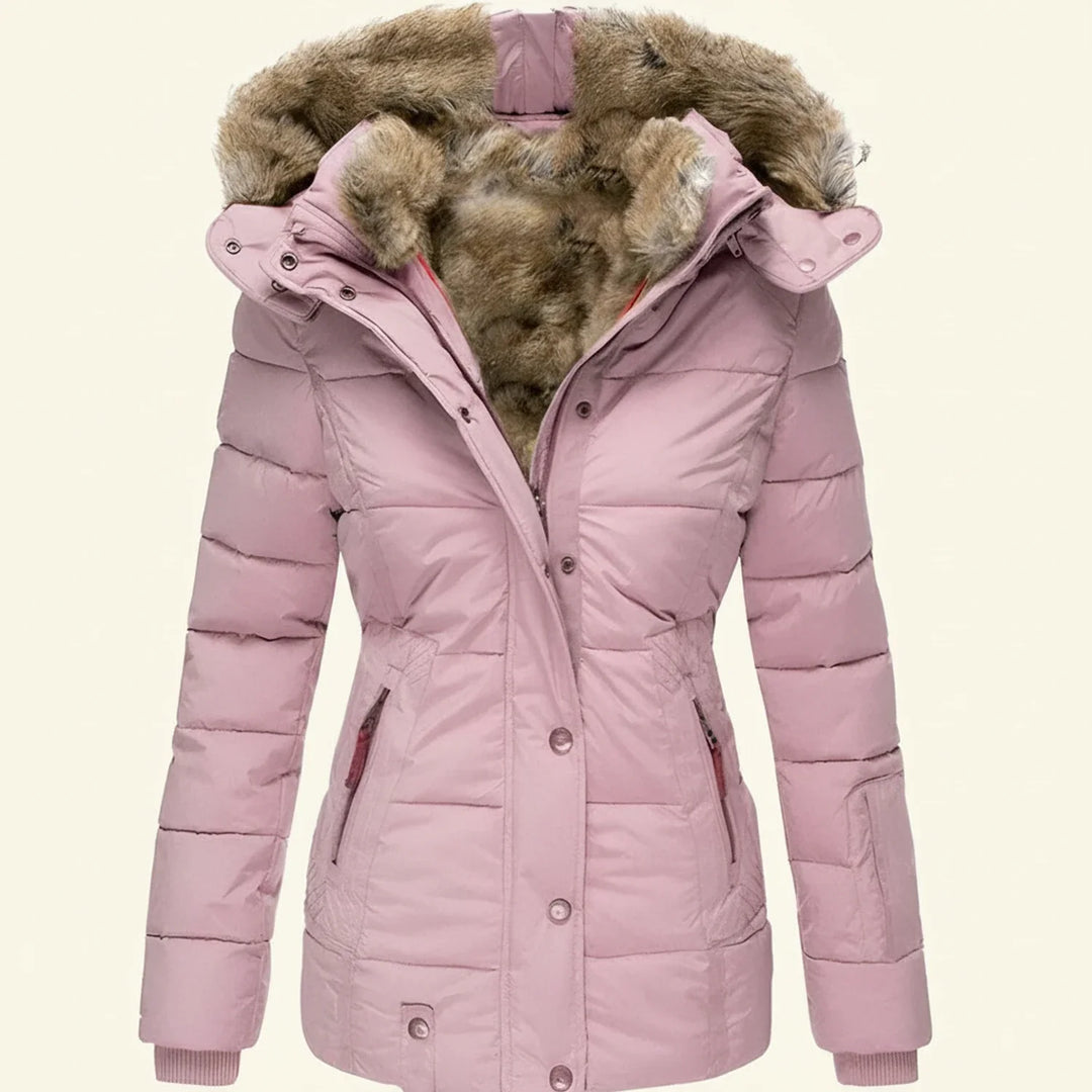Hooded Winter Puffer Jacket for Women