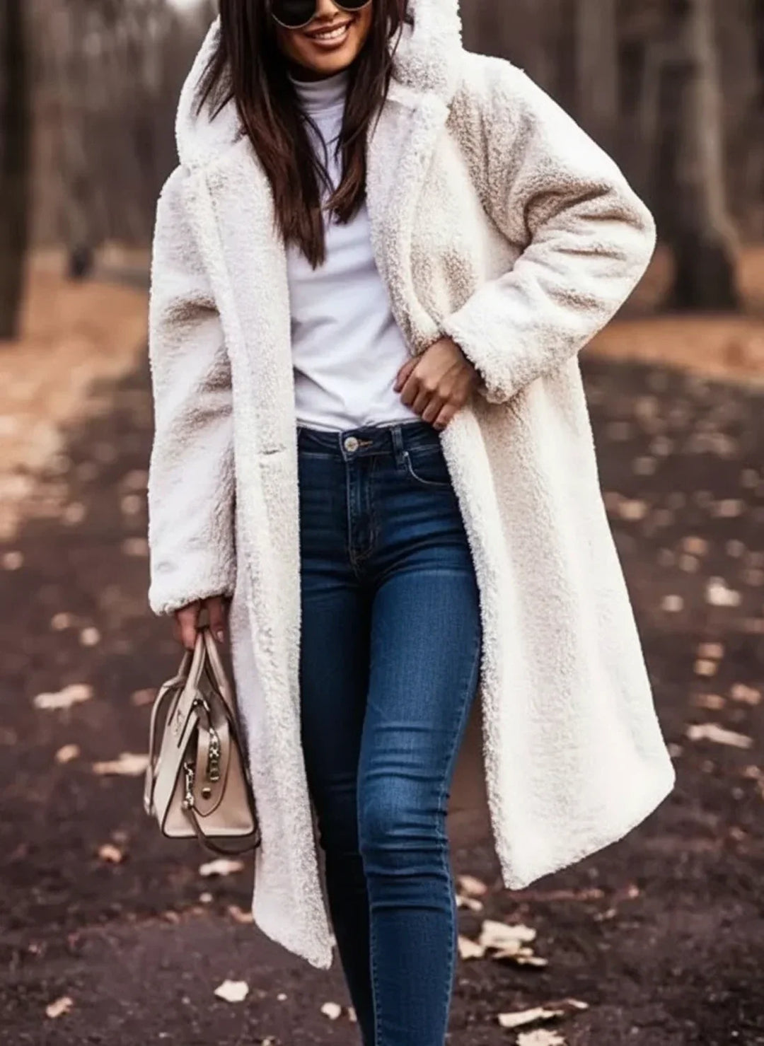 Hooded Teddy Coat for Women