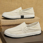 Men's Linen Loafers – Breathable Old Beijing Slip-On for Summer