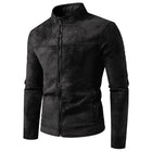 Men's Retro Vegan Leather Jacket – Relaxed Business Fit