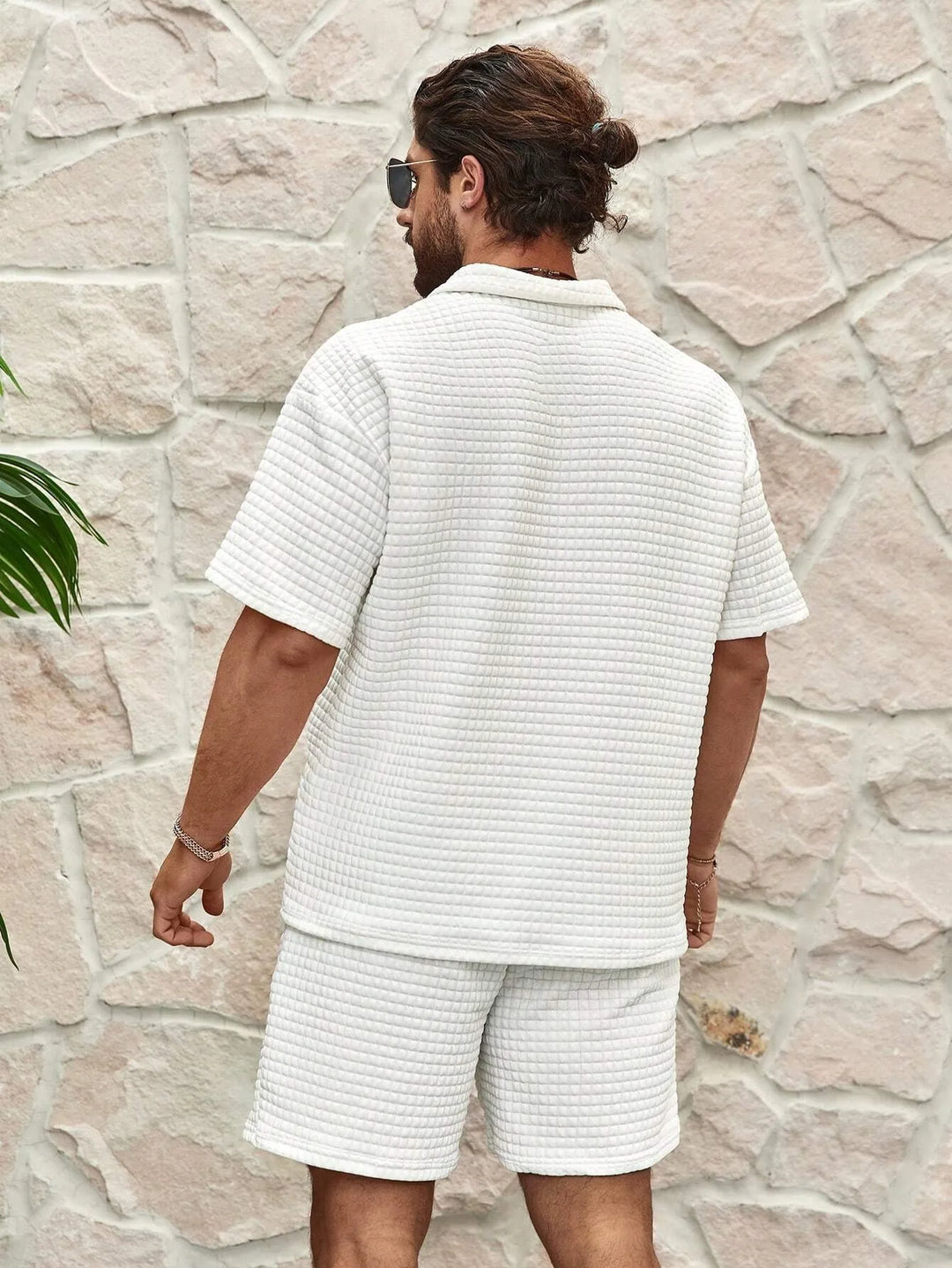 Victor | Men’s Textured Summer Two-Piece Set
