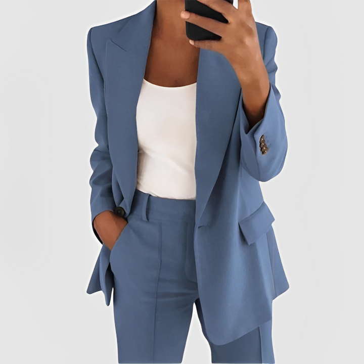 Everly | Blazer &amp; Pant Suit Set