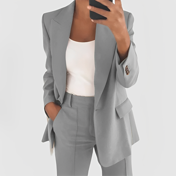 Everly | Blazer &amp; Pant Suit Set