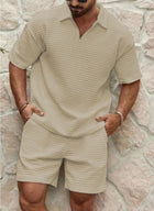 Victor | Men’s Textured Summer Two-Piece Set