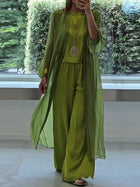 Ava | Wide-Leg Three-Piece Set