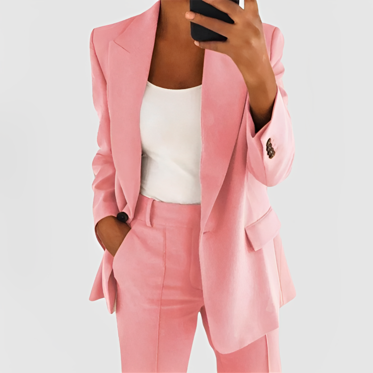 Everly | Blazer &amp; Pant Suit Set