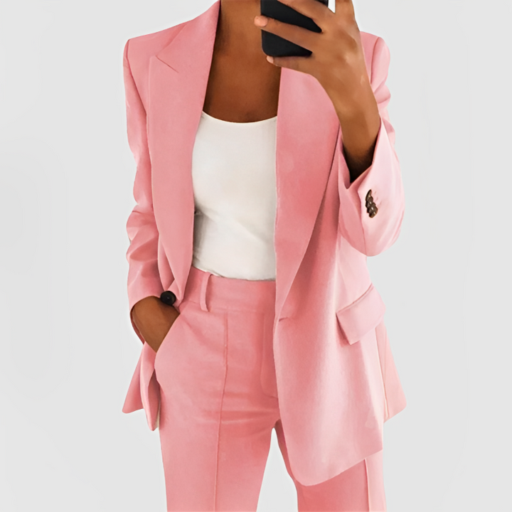 Everly | Blazer &amp; Pant Suit Set