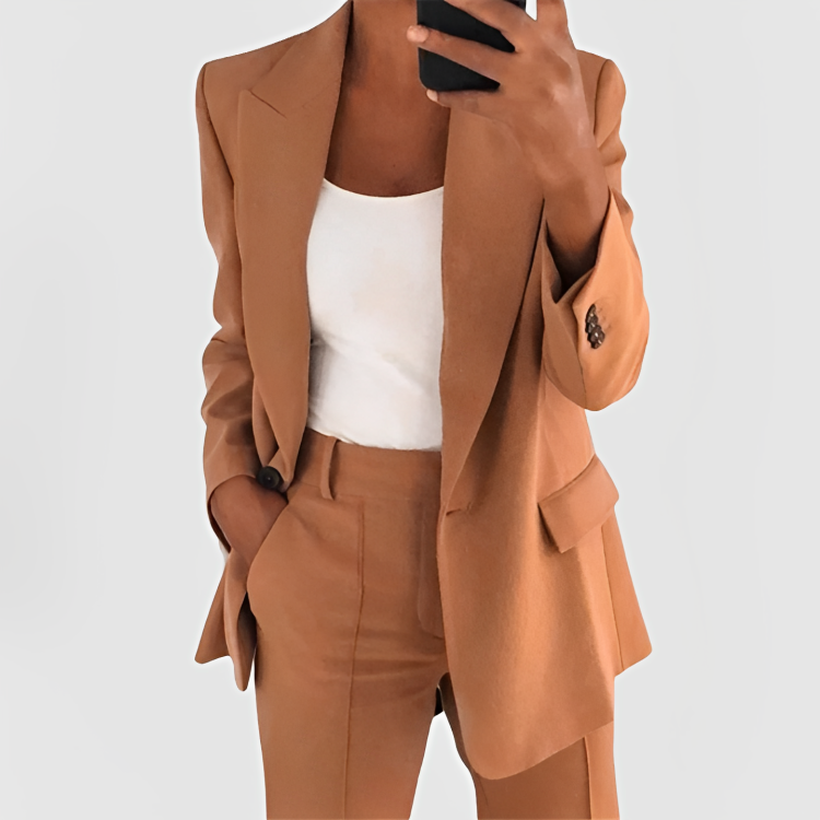 Everly | Blazer &amp; Pant Suit Set