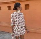 Michelle | Women’s A Line Wedding Guest Mini Dress
