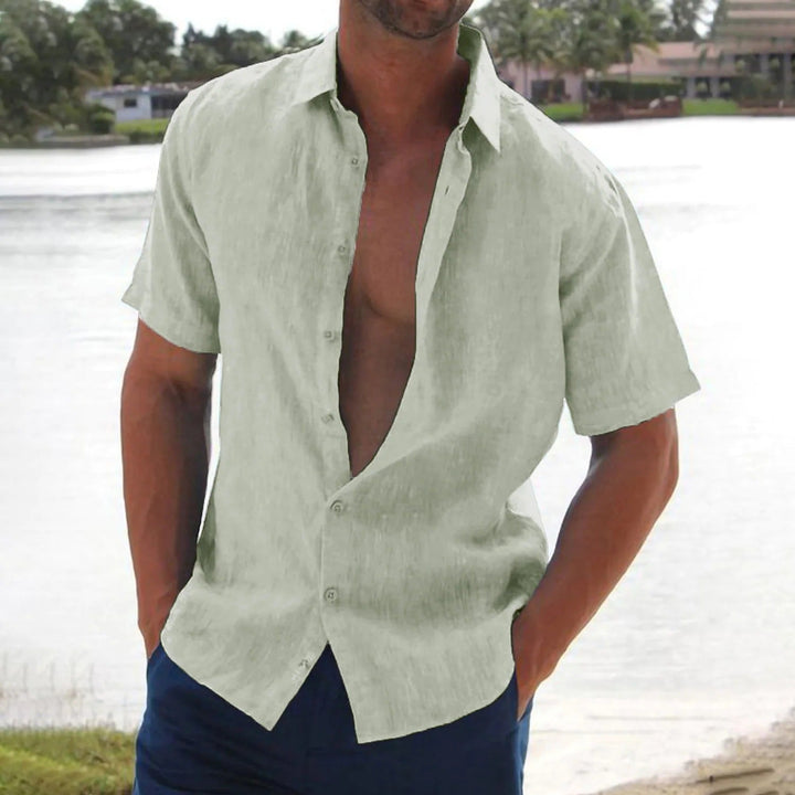 Owen | Men’s Linen Casual Short Sleeve Shirt