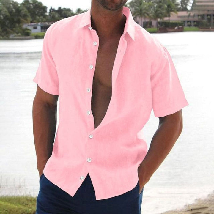 Owen | Men’s Linen Casual Short Sleeve Shirt